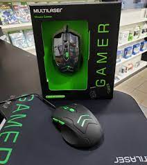  - Mouse - Multilaser - unidade    Cod. MO273 Mouse Gamer Com Fio 3200 DPI 7 Botes Multil